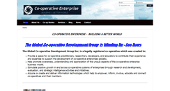 Desktop Screenshot of co-operativeenterprise.coop