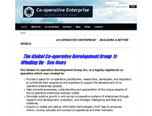 Tablet Screenshot of co-operativeenterprise.coop